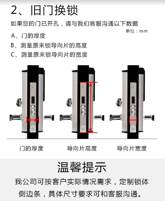 购买智能锁时该怎么选择门的方向呢